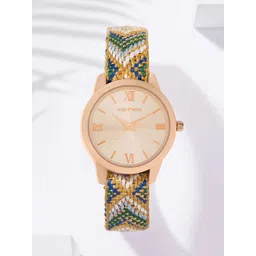 JOKER & WITCH Women Alloy Dial & Braided Straps Analogue Watch AMWW851 image 1