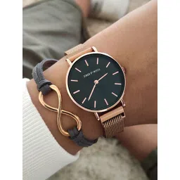 JOKER & WITCH Women Rose Gold-Toned & Blue Watch Gift Set JWBS557-picture-10