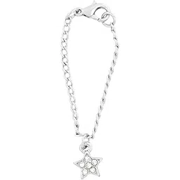 joker & witch Womens Metal Astral Rhinestone Silver Watch Charm, Grey-picture-13