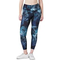 jolger Women’s High-Waist Workout Leggings for Yoga, Gym, and Activewear - Stretchable, Breathable, and Wrinkle-Resistant Blue-picture-1