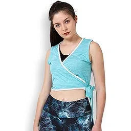 jolger Women's Stylish Knot-Tie Wrap Around Crop Top – Trendy Design, Comfortable Fit, Breathable Fabric, Ideal for Casual Outings, Parties, Festivals, Gym-picture-26