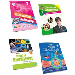 jolly kids Self Enhancement Student Workbooks Grade 7 Computer Grammar World of Knowledge Value Education Set of 4 - English-picture-11
