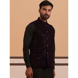 Jompers Embellished Nehru Jackets image 4