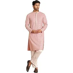 jompers Embroidered Viscose Kurta Set For Men-picture-15