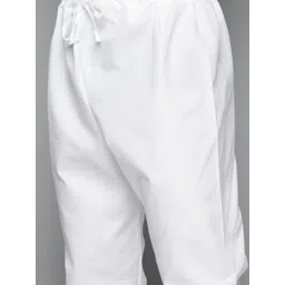 Jompers Floral Embroidered Sequinned Pure Cotton Kurta with Churidar image 3