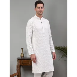 Jompers Geometric Embroidered Sequinned Kurta-picture-22