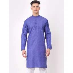 Jompers Men Blue Kurta-picture-20