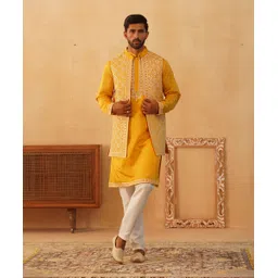 jompers Men Cotton Blend Kurta Pyjama Set-picture-11