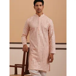 Jompers Men Embellished Sequinned Kurta-picture-30