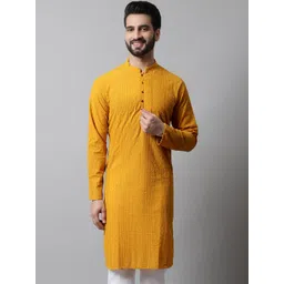 Jompers Men Embroidered Chikankari Kurta-picture-31