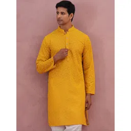 Jompers Men Embroidered Chikankari Kurta-picture-42