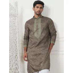 Jompers Men Embroidered Thread Work Kurta-picture-16
