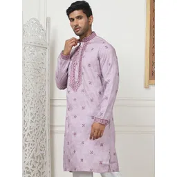 Jompers Men Embroidered Thread Work Kurta-picture-17