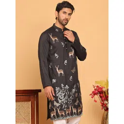Jompers Men Embroidered Thread Work Kurta-picture-17