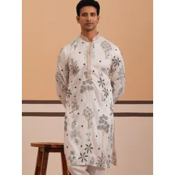 Jompers Men Embroidered Thread Work Kurta-picture-19