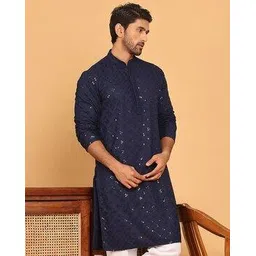 jompers Men Embroidery Long Kurta-picture-27