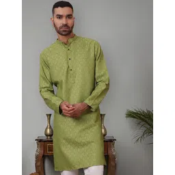 Jompers Men Flared Sleeves Thread Work Kurta-picture-35