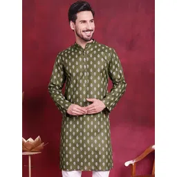 Jompers Men Floral Printed Kurta-picture-27