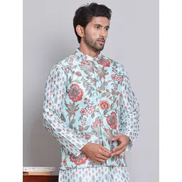 Jompers Men Printed Nehru Jackets-picture-11