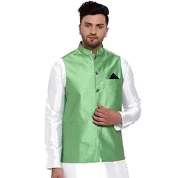 jompers Men's Geometric Print Waistcoats/Nehru jeckets.-picture-49