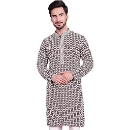 jompers Men's Sequins Embroidered Kurtas-picture-22