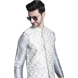 jompers Men's Woven Design Waistcoat-picture-16