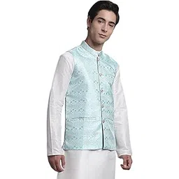 jompers Men's Woven Design Waistcoat-picture-24