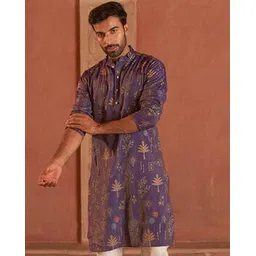 jompers Printed Silk Blend Straight Kurta-picture-42
