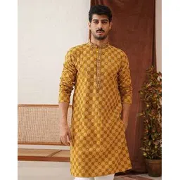 jompers Regular Fit Embroidery Long Kurta-picture-17