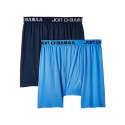 JON Rupa Men Pack Of 2 Brand Logo Printed Smoothness Enhancing  Cotton Trunks-picture-12