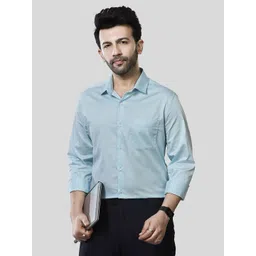 JONESBURG Spread Collar Slim Fit Formal Cotton Shirt-picture-25