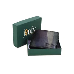 JONFY Men Camouflage Printed Flap Coin Pocket PU Two Fold Wallet-picture-13