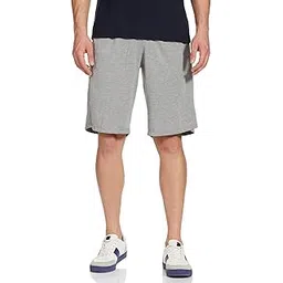 jonney Men's Cotton Blended Solid Regular Shorts image 1
