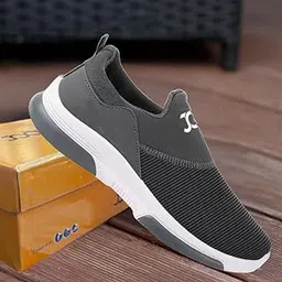 josmos Casual Slip On Shoes for Men (Grey)-picture-54