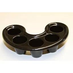 Jovana Nail Art Manicure Soak Soaker Bowl Acrylic Tip Tool (Soaking Tray (12pcs Black))-picture-23