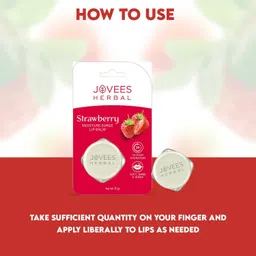 jovees herbal Strawberry Moisture Surge Lip Balm-8 g Strawberry image 5