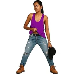 jovo Gym Tank Top & T-Shirt Combo for Women - Sleeveless, Dry-Fit, Anti-Odor Workout Wear 1005 VJ55 Parent-picture-39