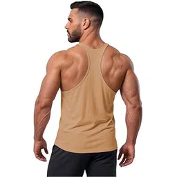 jovo Men's Cotton Printed Sleeveless Racer Back Sports Gym Boxing Workout Activewear Bodybulding Quick Dry Fit Gym Vest Tank Top NJ13-picture-34