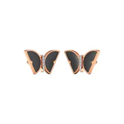 Joyalukkas 18k (750) Purity Rose Gold Eclipse Wings Diamond Earrings-image-39