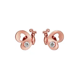 Joyalukkas 18k (750) Purity Rose Gold Mirage Butterfly Diamond Earring-picture-29
