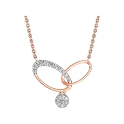 Joyalukkas 18k (750) Purity Rose Gold Seamless Oval Diamond Pendent-picture-35