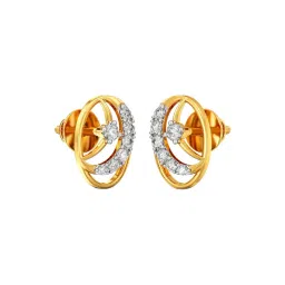 Joyalukkas 18k (750) Purity Yellow Gold Celestial Eclipse Diamond Earring-picture-20