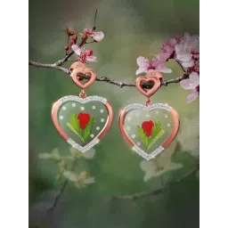 Joyalukkas 18k Gold Charming Diamond Drop Earrings-picture-19