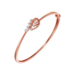 Joyalukkas 18k Rose Gold & Diamond Radiant Dewdrop Arrows Bracelet-picture-14