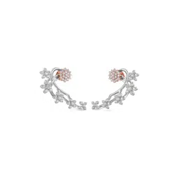 Joyalukkas 18k White Gold & Diamond Ear Cuff Earrings-image-13