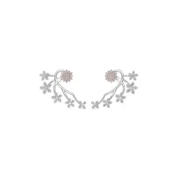 Joyalukkas 18k White Gold & Diamond Ear Cuff Earrings image 3