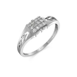 Joyalukkas 18k White Gold & Diamond Ring for Men-image-11