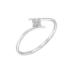 Joyalukkas 18k White Gold & Diamond Ring for Women-image-10