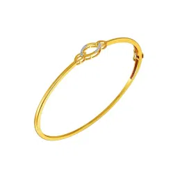 Joyalukkas 18k Yellow Gold & Diamond Triple Leaf Charm Bracelet-picture-11