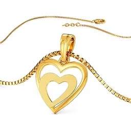 joyalukkas 22K (916) Purity Love Embrace Gold Pendant For Women-picture-15